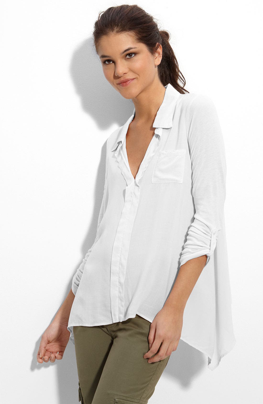 Splendid Tab Sleeve Top Nordstrom