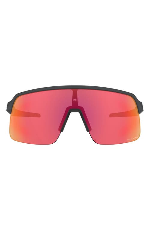 Oakley Sutro Lite 139mm Shield Sunglasses in Rubber Black at Nordstrom