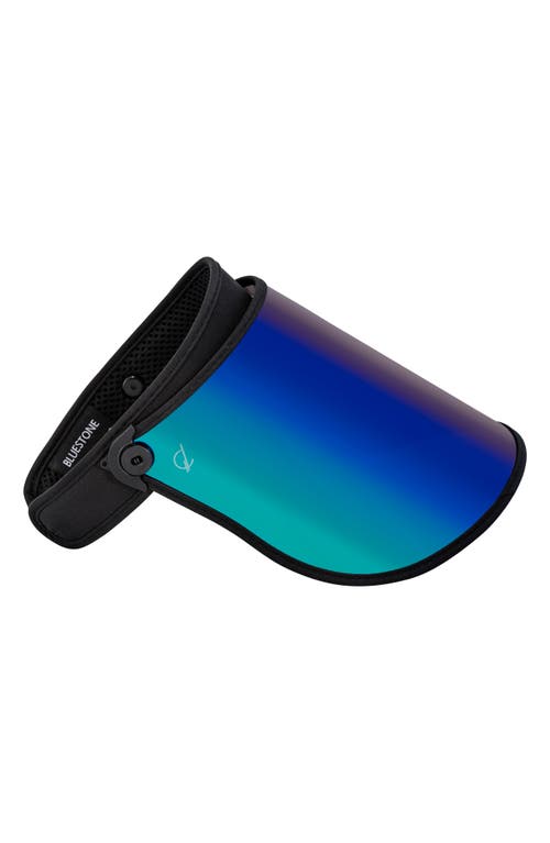 Shop Bluestone Sunshields Full Lux Visor In Black/green Mermaid