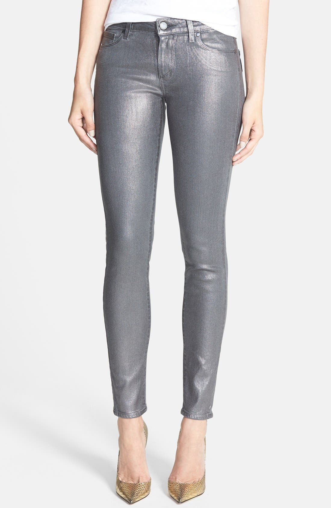 Paige Denim 'Verdugo' Ultra Skinny Jeans (Charcoal Galaxy Coating) Nordstrom