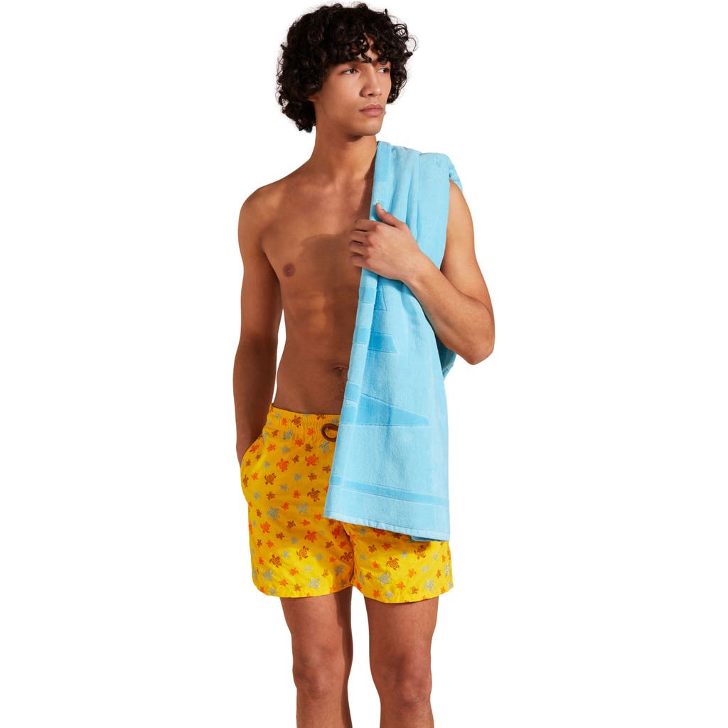 Vilebrequin Organic Cotton Solid Beach Towel In Santorin