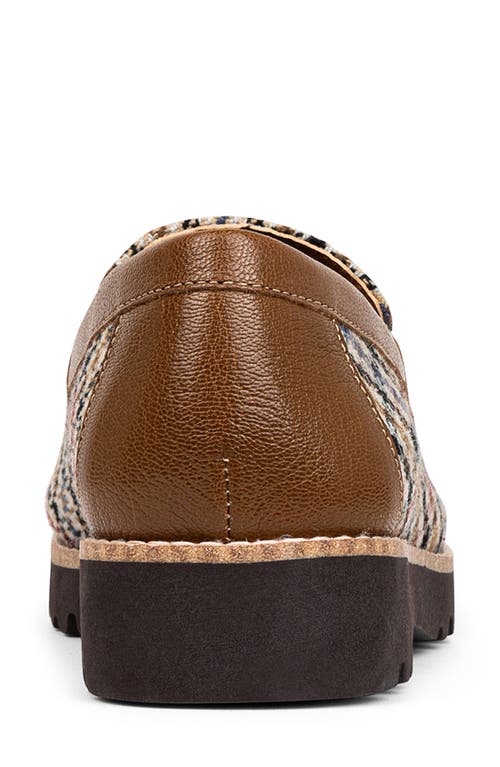 Donald Pliner Houndstooh Bit Loafer In Saddle
