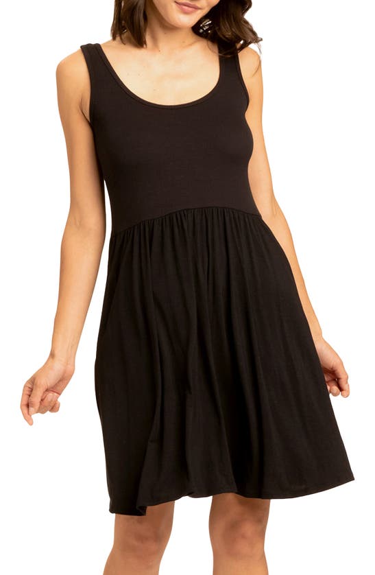 Shop Threads 4 Thought Alivia Jersey Tank Dress In Black