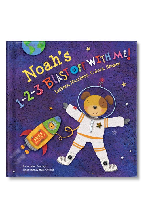 I See Me! '1-2-3 Blast Off with Me' Personalized Book in Blue at Nordstrom