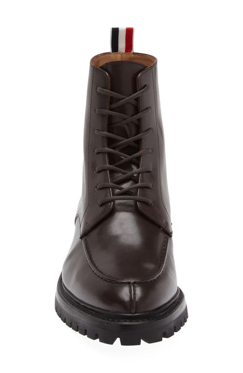 Shop Thom Browne Commando Combat Boot