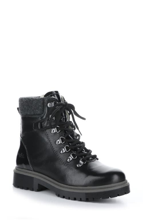 Bos. & Co. Axel Waterproof Boot in Black Leather /Patent