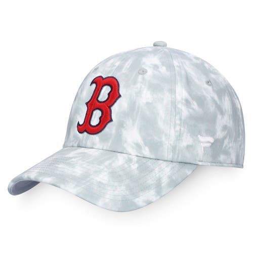 Women's Majestic Gray Boston Red Sox Smoke-Dye Adjustable Hat