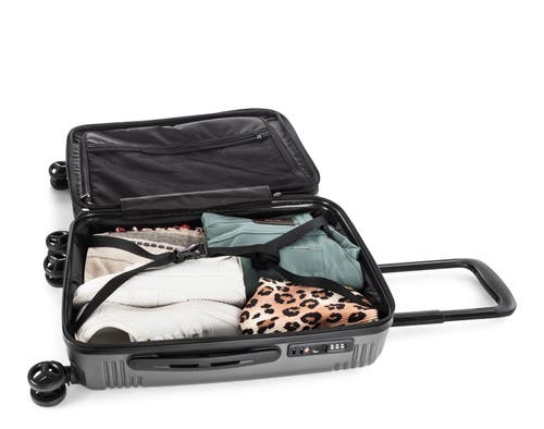 Bugatti Nashville Hardside Carry-on With Tsa Lock In Charcoal