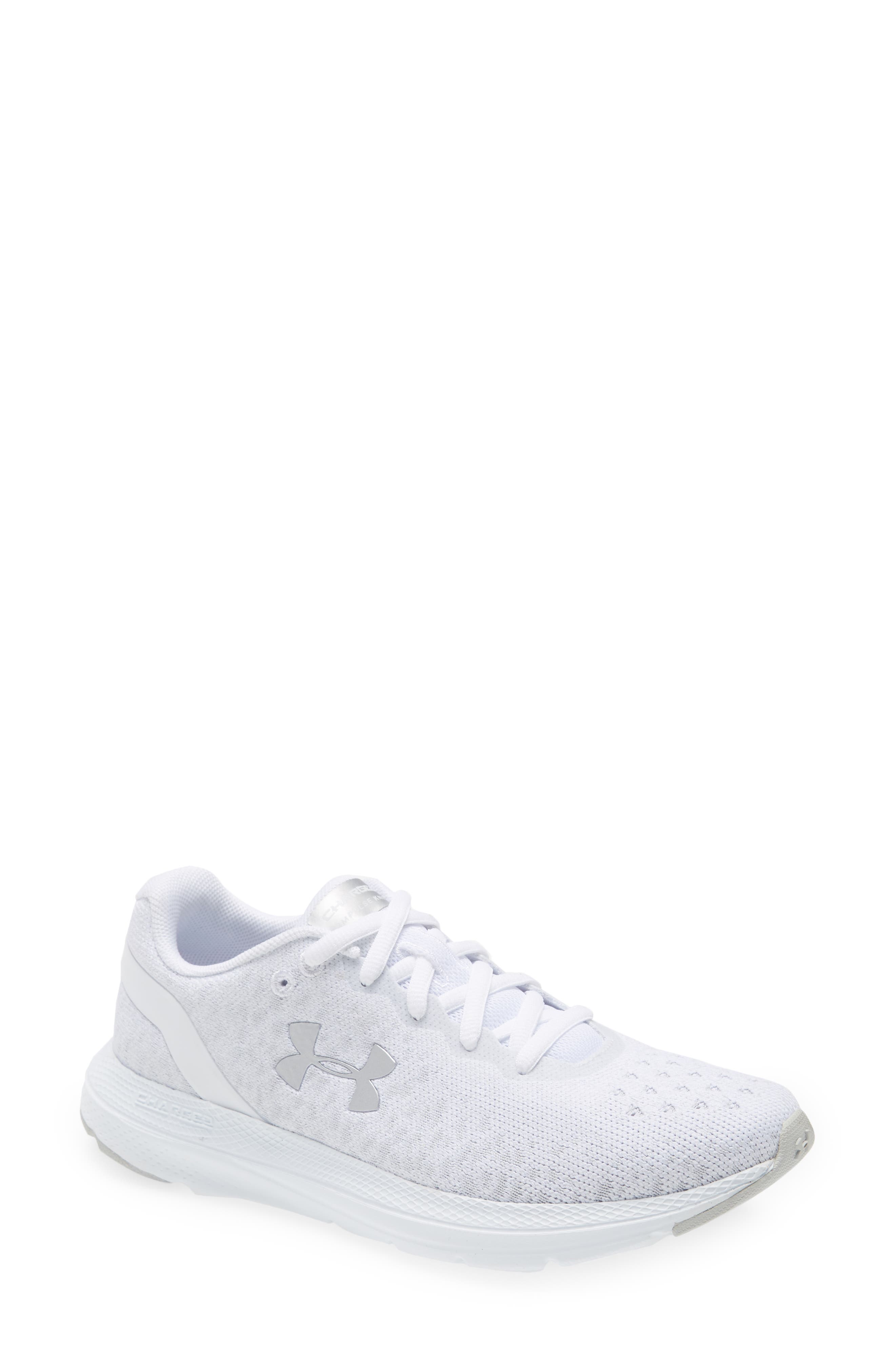 womens white under armour tennis shoes