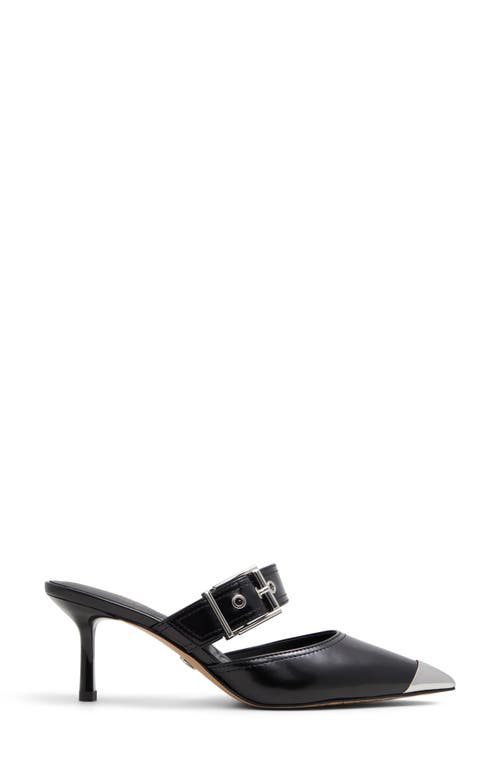 Shop Aldo Gretla Pointed Cap Toe Mule In Black