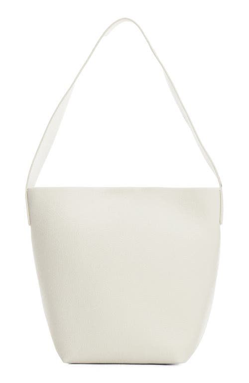 MANGO Faux Leather Bucket Bag in Off White at Nordstrom