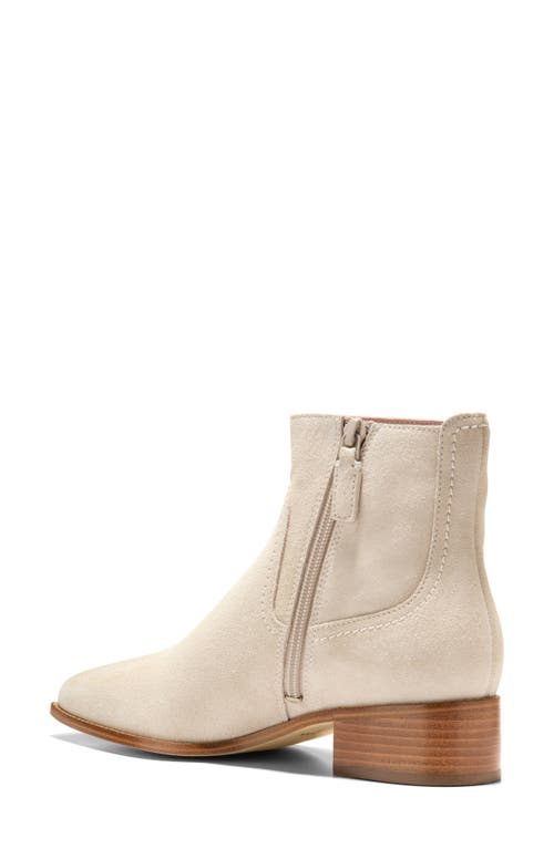 Shop Cole Haan Naia Ankle Boot In Ch Oat Suede