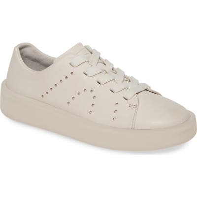 Camper Courb Perforated Low Top Sneaker, Beige
