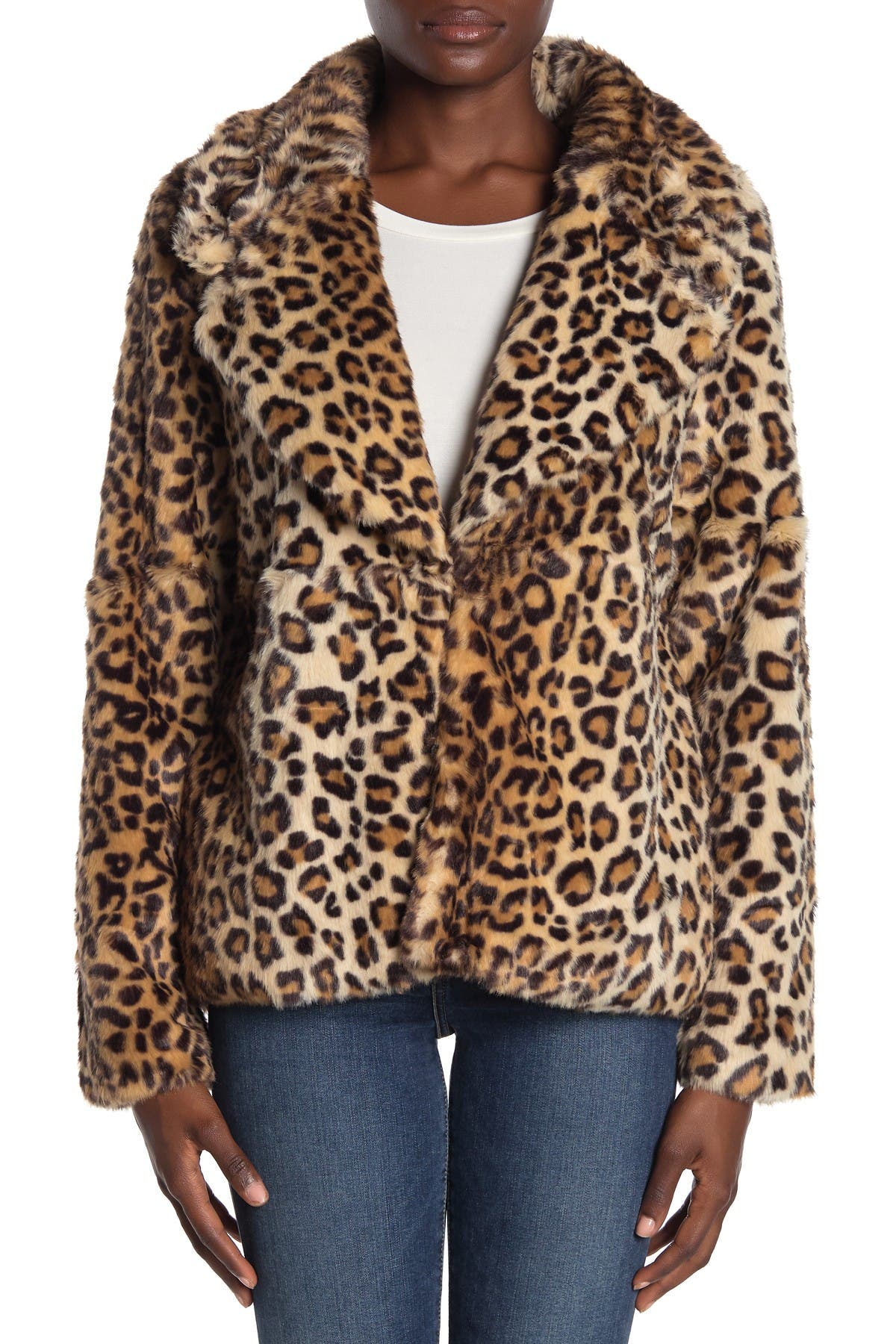love token leopard coat