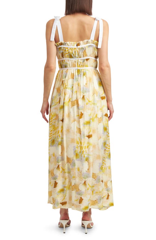 Shop En Saison Torrey Midi Sundress In Yellow Combo