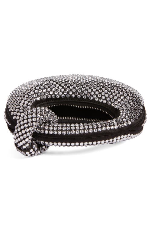 Jw Pei Handbags Abacus Crystal Mini Top Handle Clutch Bag In Black