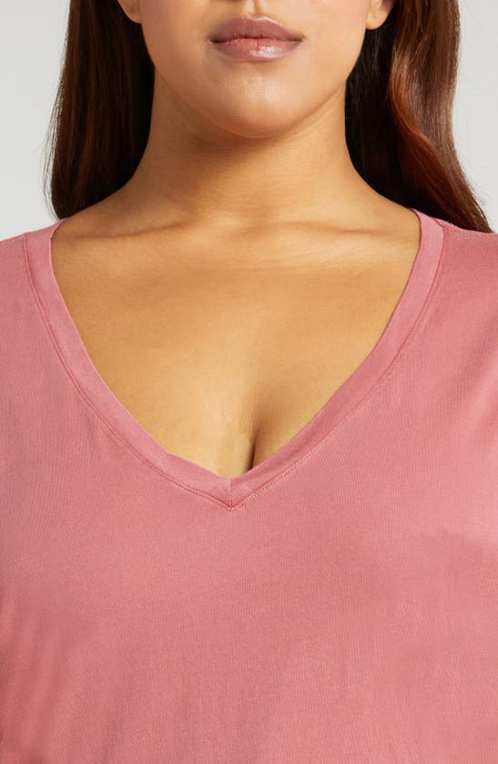 Shop Treasure & Bond Oversize T-shirt In Pink Mauve