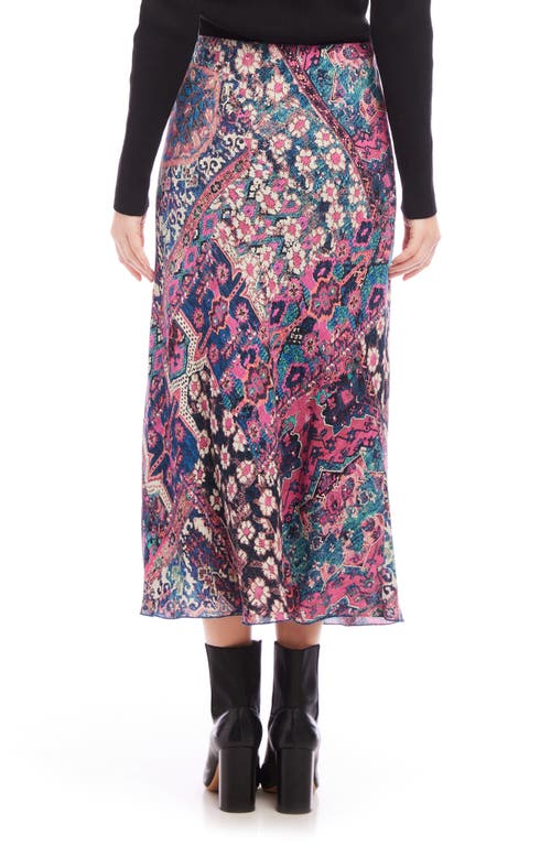 Shop Karen Kane Print Bias Cut Midi Skirt