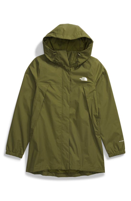 Shop The North Face Antora Waterproof Hooded Parka In Forest Olive