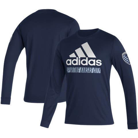 Women's 5th & Ocean by New Era Heathered Navy Sporting Kansas City