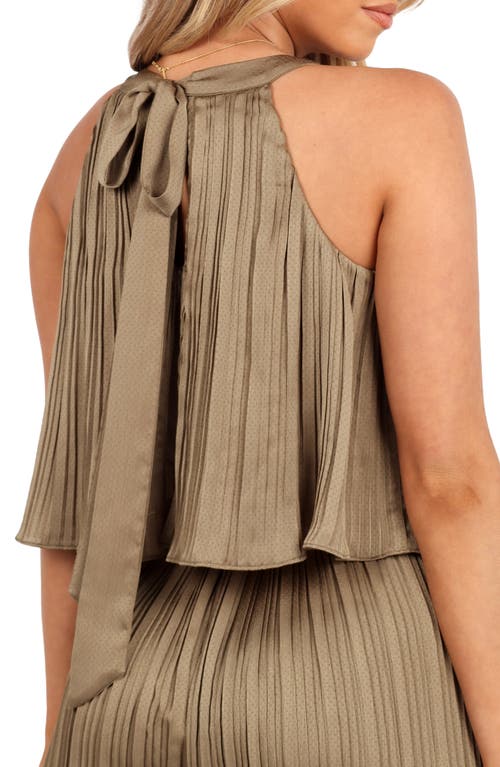 Petal And Pup Petal & Pup Alina Plissé Jumpsuit In Green