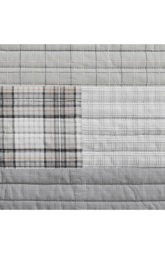 Eddie Bauer Fairview Cotton Quilt 3-piece Set In Grey