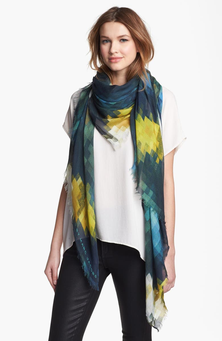 MARC BY MARC JACOBS Pixelated Print Scarf | Nordstrom