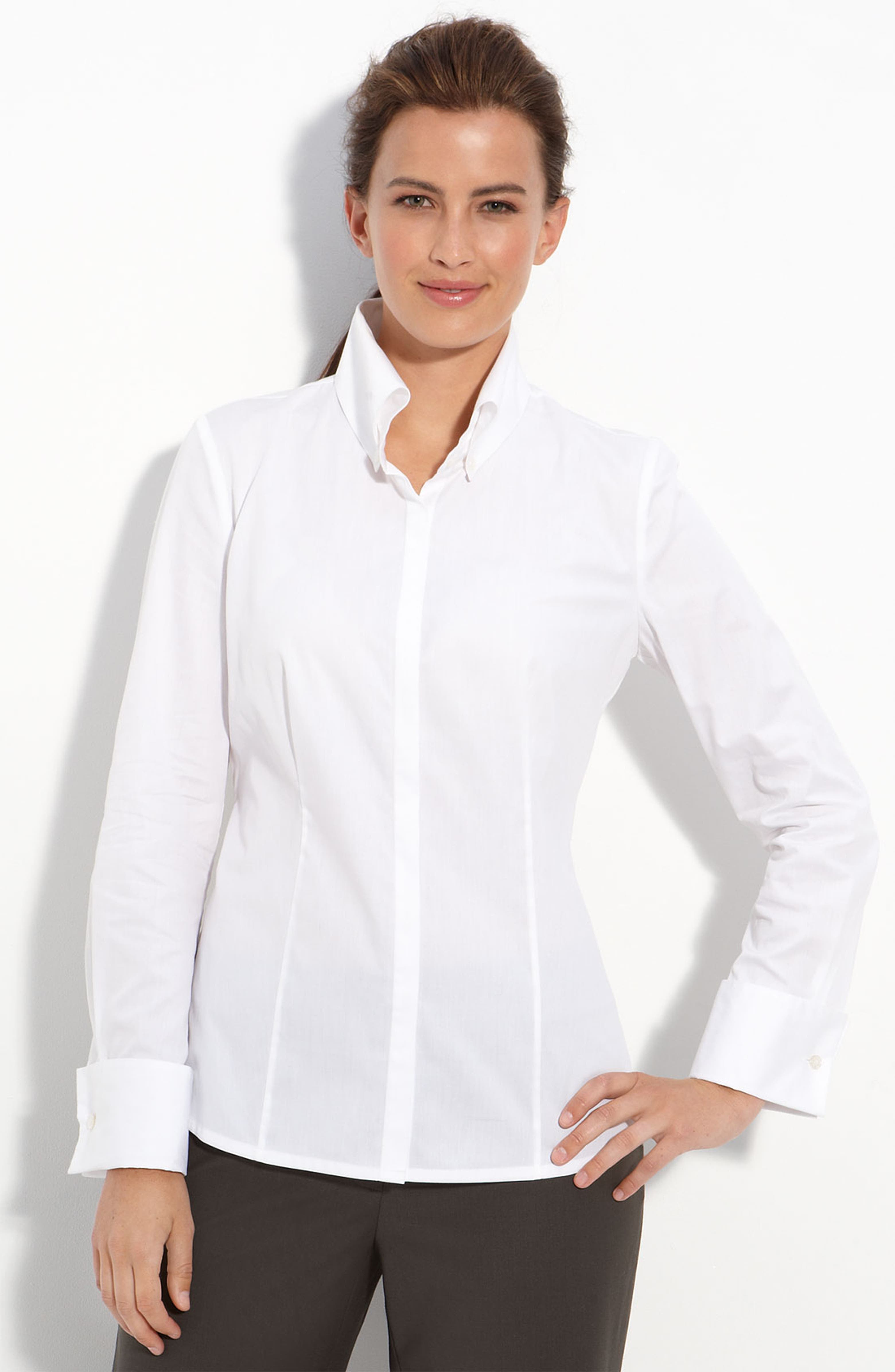 Nordstrom Collection Tall Collar Shirt | Nordstrom