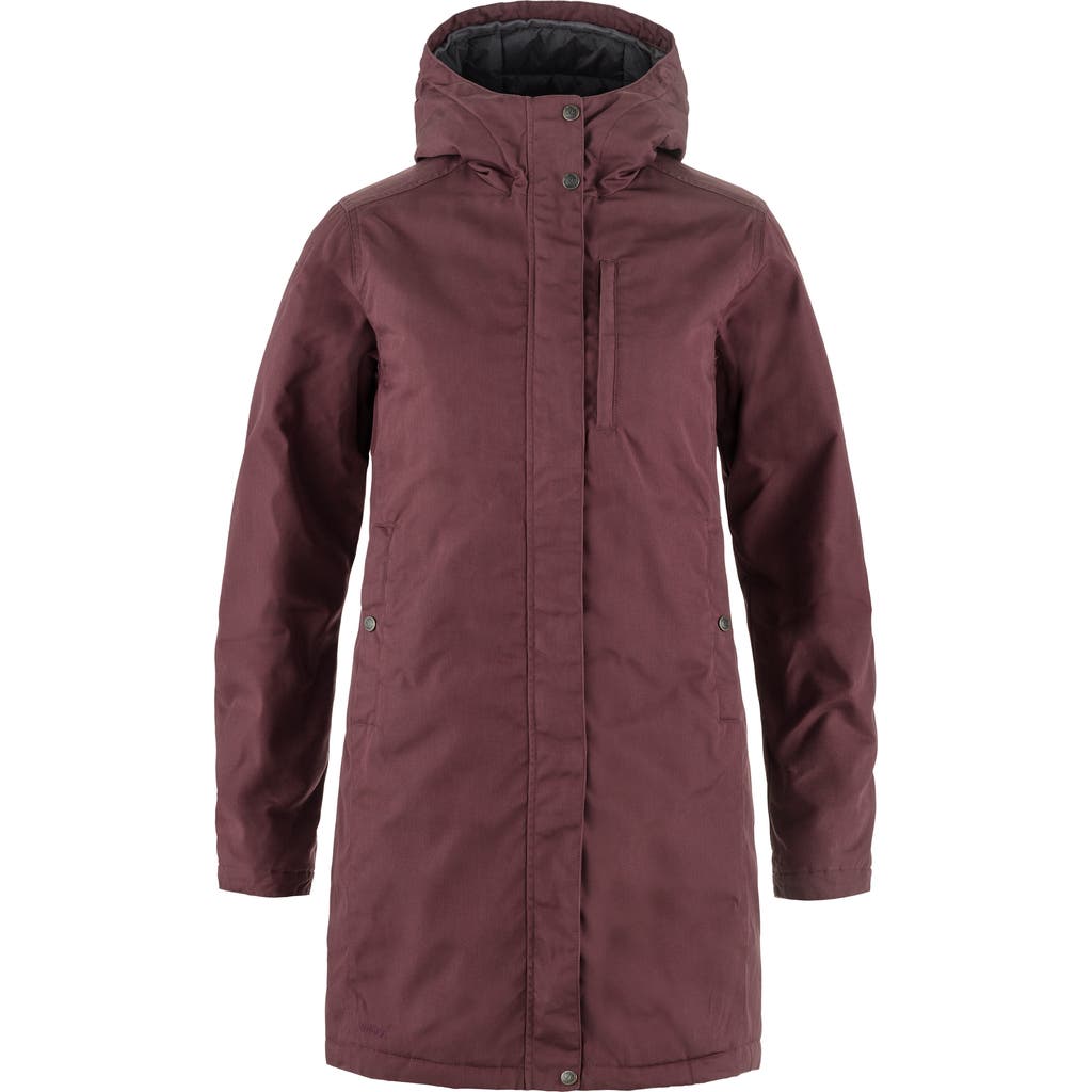 Fjall Raven Fjällräven Kiruna Water Resistant Parka In Port