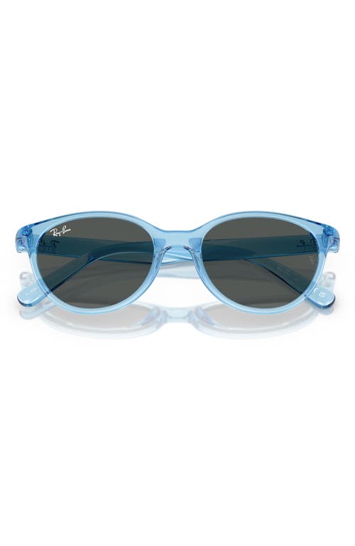Ray Ban Ray-ban Kids' 47mm Oval Sunglasses In Blue