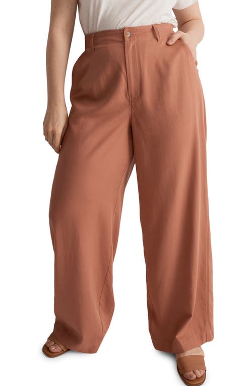 The Harlow Wide-Leg Ankle Pant in Softdrape