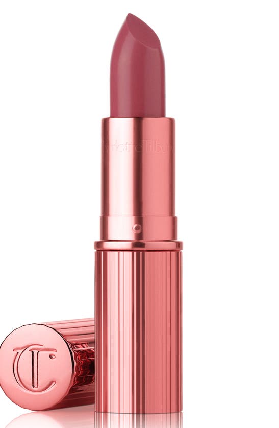 Shop Charlotte Tilbury Ki.s.s.i.n.g. Lipstick In 90s Pink