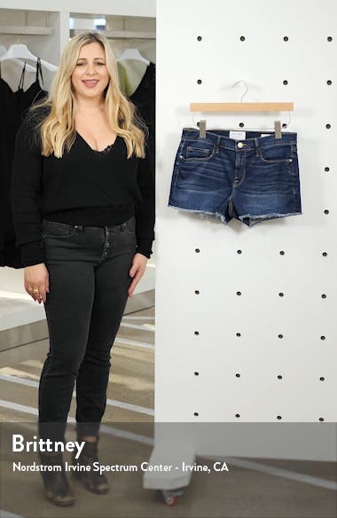 FRAME Le Cutoff Denim Shorts 