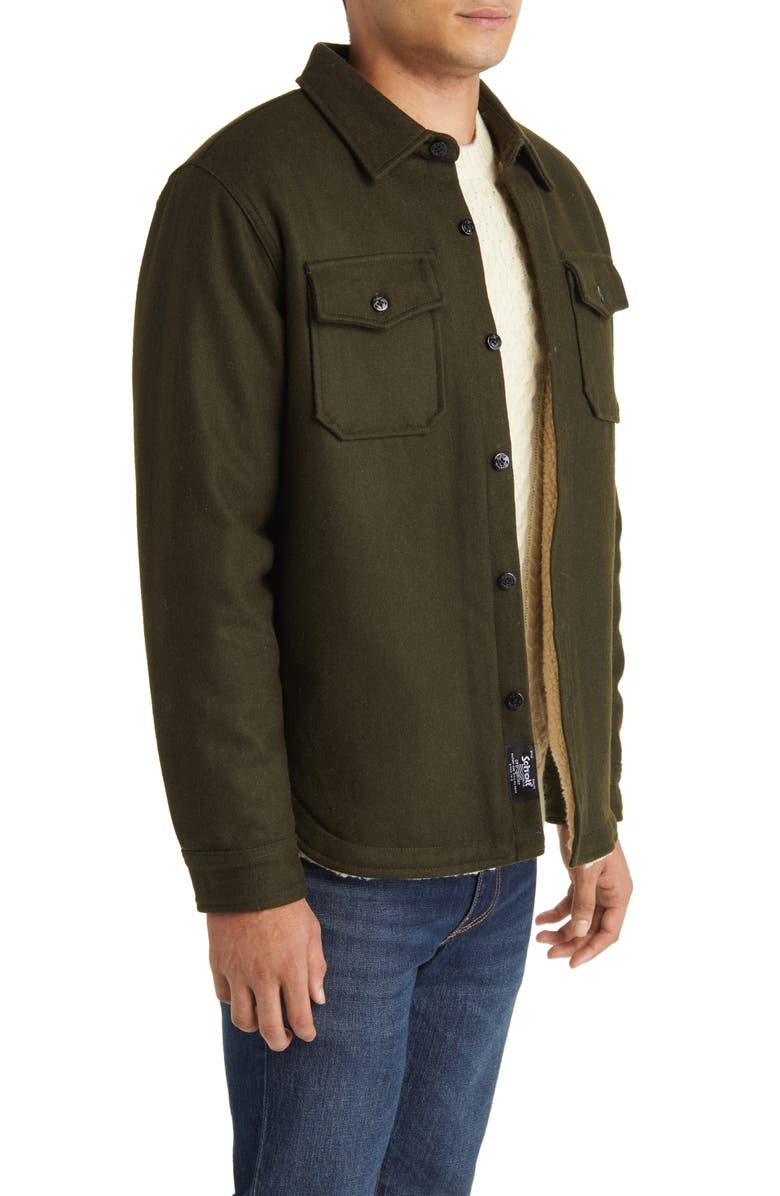 Schott NYC Wool Blend Shirt Jacket | Nordstrom