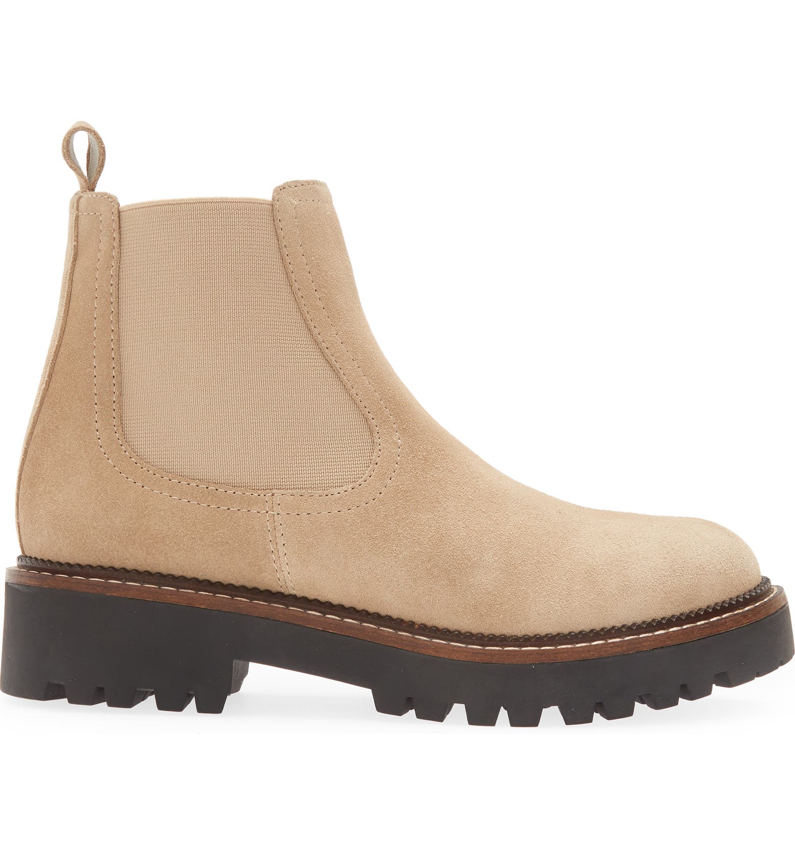 Caslon® Miller Water Resistant Lug Chelsea Boot (Women) | Nordstromrack