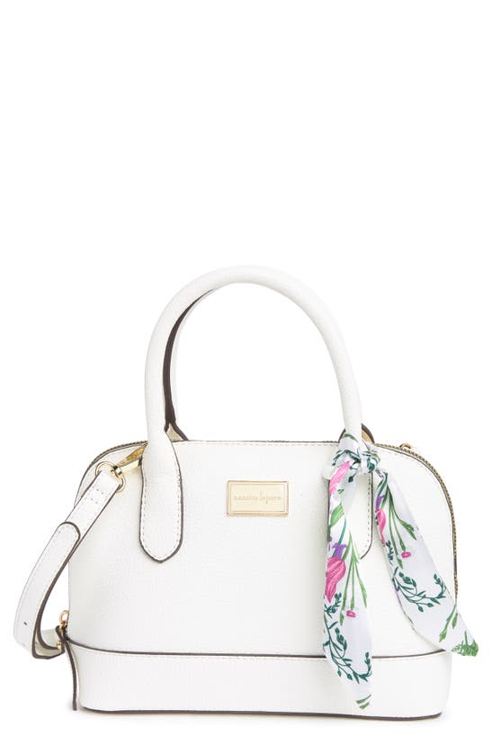 Nanette Lepore Val Convertible Dome Top Satchel In White