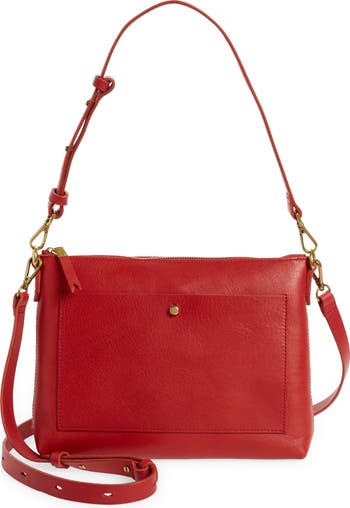 Madewell The Essential Mini Bucket Tote in Leather - Size One S