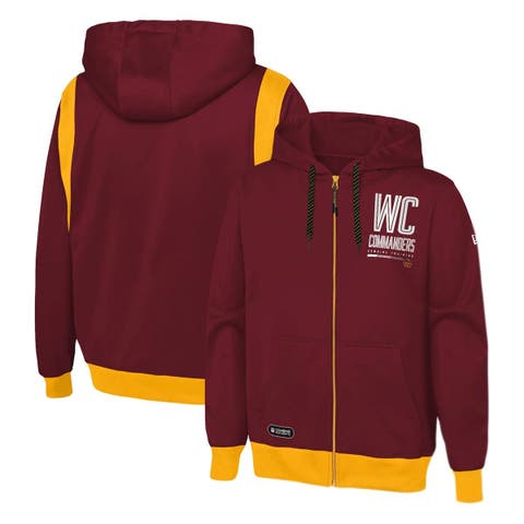 Men's '47 Heathered Burgundy Washington Commanders Premier Nico Pullover  Hoodie