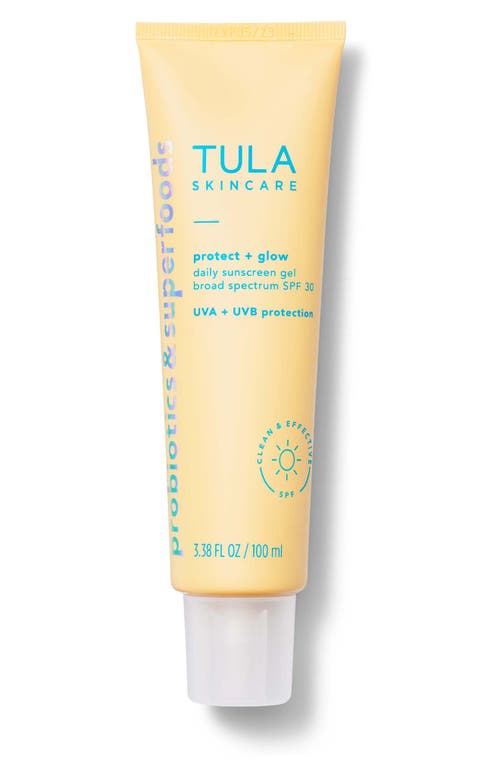 TULA Skincare Protect + Glow Daily Sunscreen Gel Broad Spectrum SPF 30