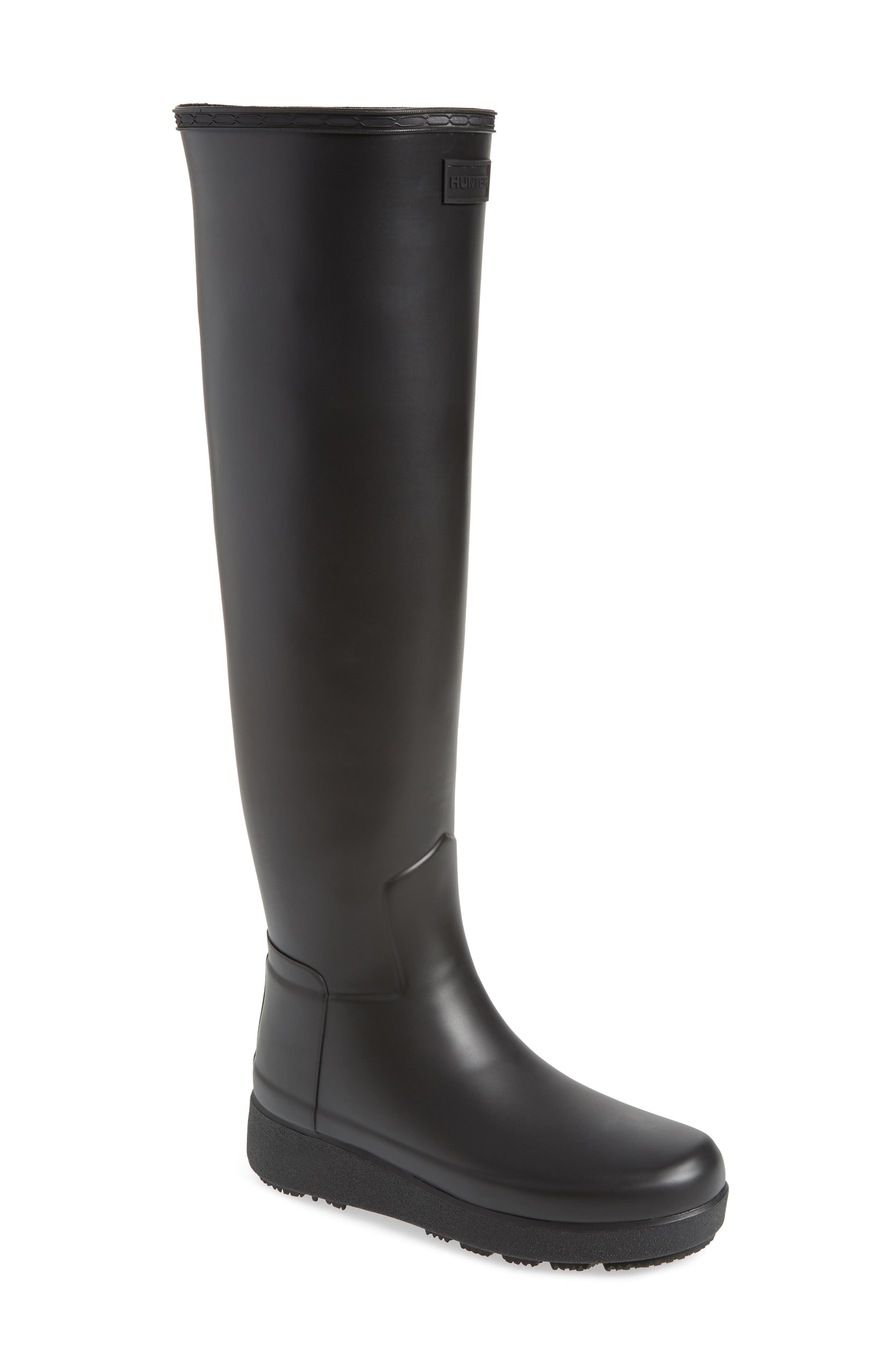 over the knee rain boot