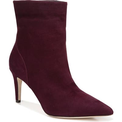 Via Spiga Giulia Pointed Toe Bootie, Burgundy