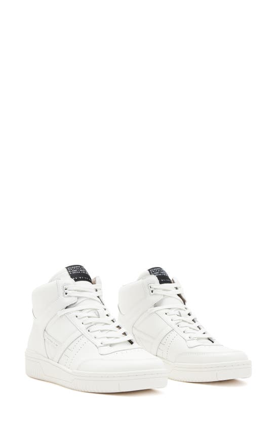 Allsaints Women's Pro High Top Sneakers In White