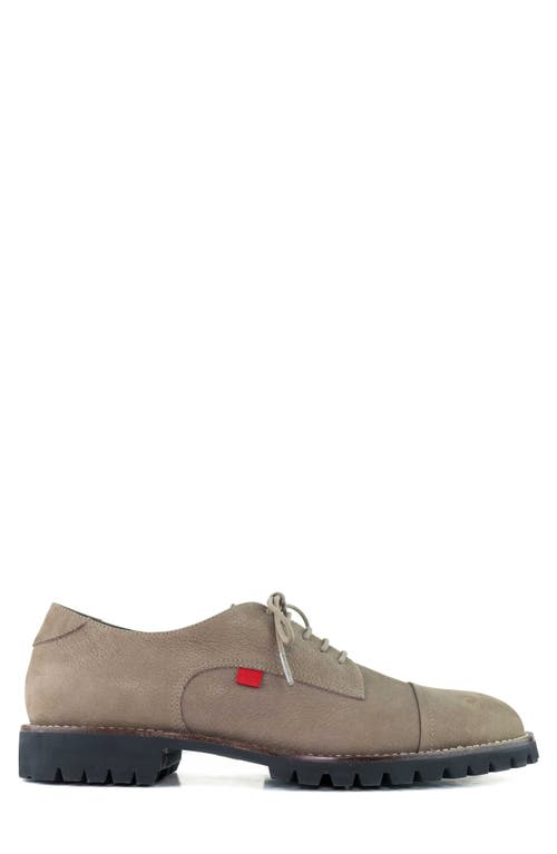 Shop Marc Joseph New York William St. 2.0 Cap Toe Derby In Taupe Grainy