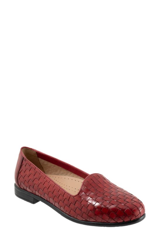 Shop Trotters Liz Slip-on Loafer In Red Calfsk