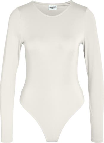 N BY NAKED WARDROBE Bare Crewneck Long Sleeve Bodysuit