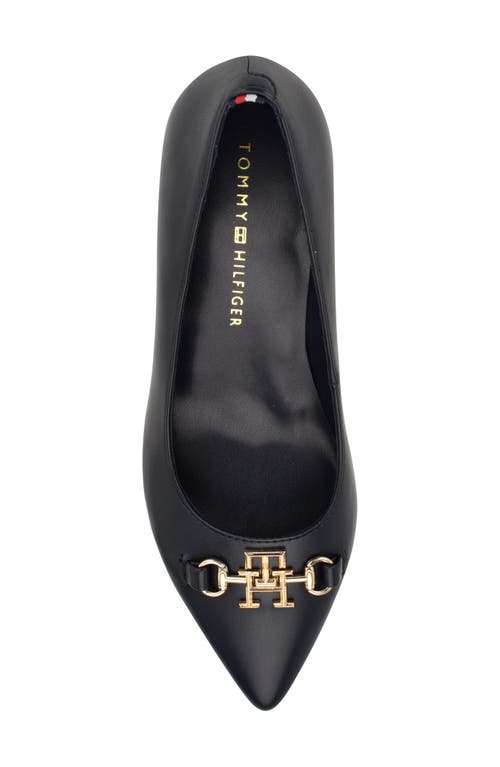 Tommy Hilfiger Women's Nanya Block Heel Classic Pumps In Marine