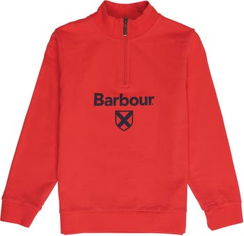 Barbour Kids' Floyd Logo Half Zip Pullover | Nordstromrack