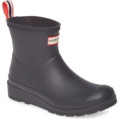 Hunter Original Play Waterproof Rain Bootie, Grey