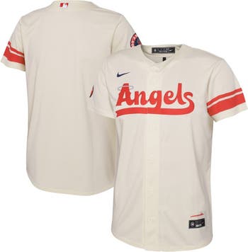 Nike Youth Nike Cream Los Angeles Angels 2022 City Connect Replica Team  Jersey
