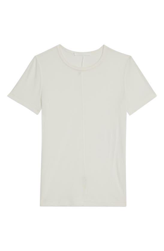 Shop Helmut Lang Zeroscape Mesh Cotton Jersey T-shirt In White
